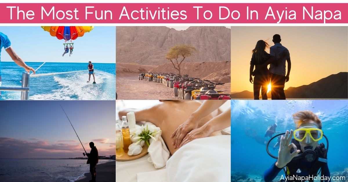 fun activities to do when you are in Ayia Napa